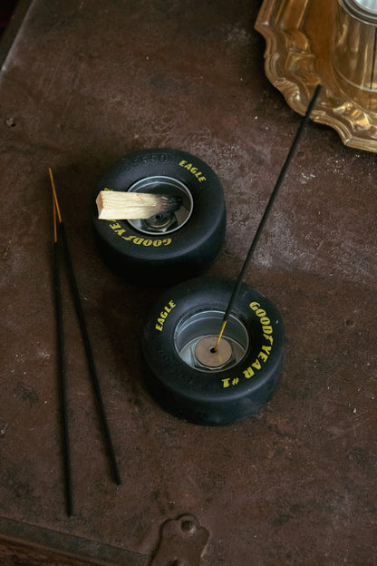 Tire incense tray