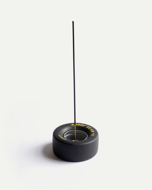 Tire incense tray